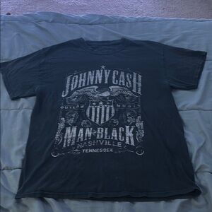 Johnny Cash Black Short Sleeve Tee
